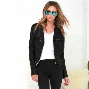 Up on a Tuesday black vegan leather jacket